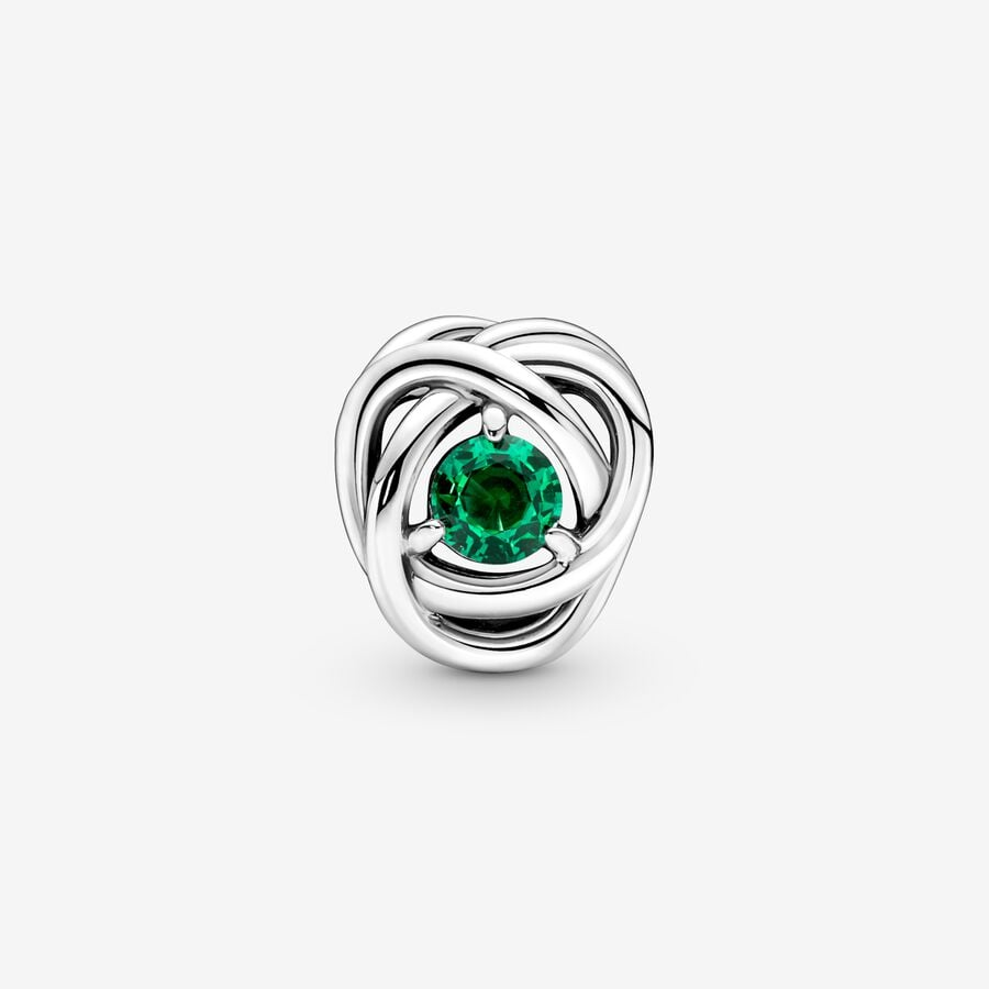 Pandora Moments May Green Eternity Circle Charm