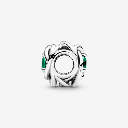 Pandora Moments May Green Eternity Circle Charm