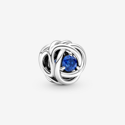 Pandora Moments September Blue Eternity Circle Charm