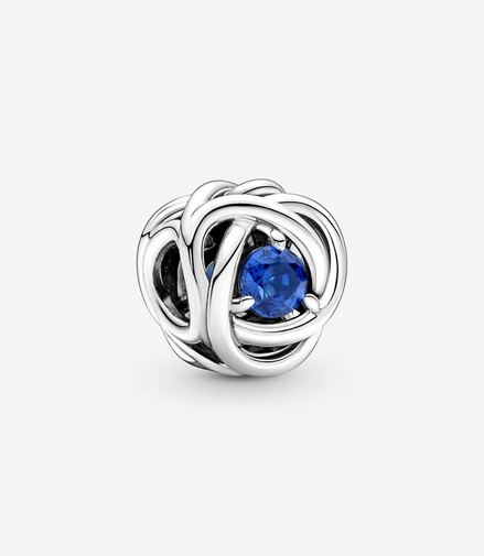 Pandora Moments September Blue Eternity Circle Charm