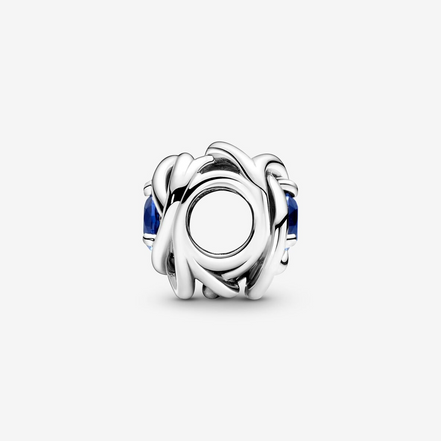 Pandora Moments September Blue Eternity Circle Charm