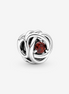 Pandora Moments January Red Eternity Circle Charm