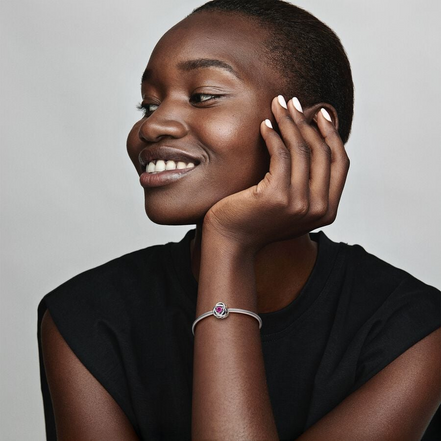 Pandora Moments October Pink Eternity Circle Charm