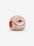 Pandora Moments Hamsa, All-seeing Eye & Feather Three-sided Charm