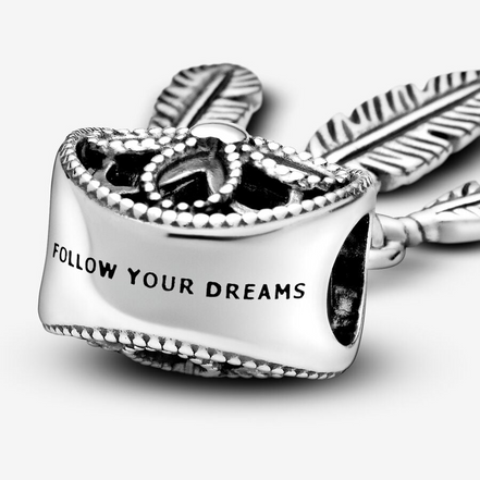 Pandora Moments "Follow Your Dreams" Spiritual Dreamcatcher Charm