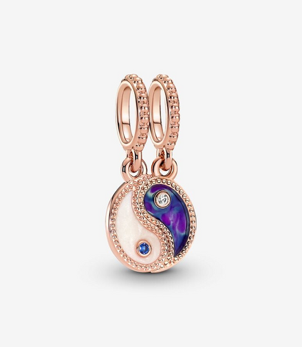 Pandora Moments Splittable Yin & Yang Sparkling Dangle Charm
