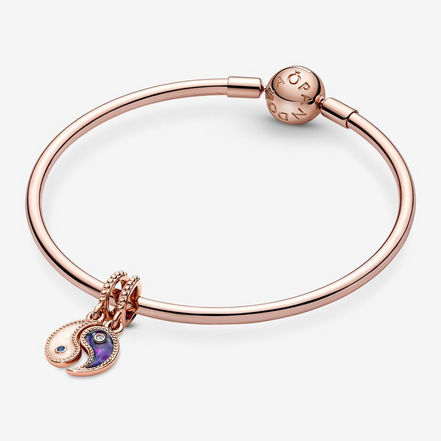 Pandora Moments Splittable Yin & Yang Sparkling Dangle Charm