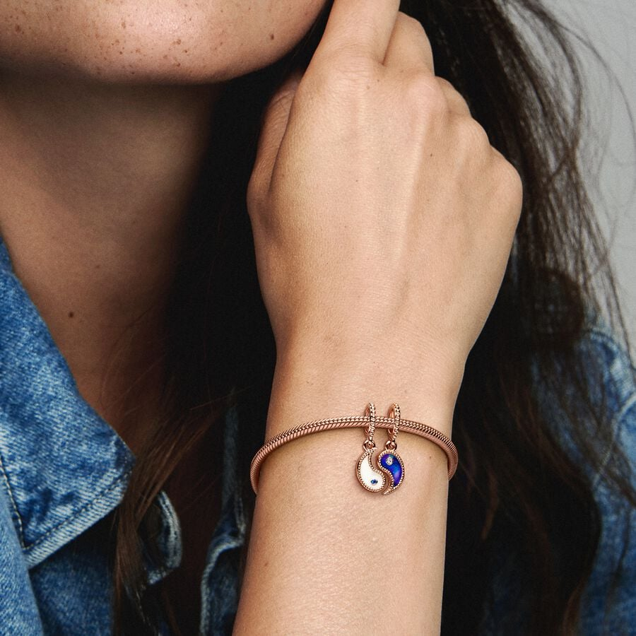 Pandora Moments Splittable Yin & Yang Sparkling Dangle Charm