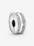 Pandora Moments Double Lined Pavé Clip Charm