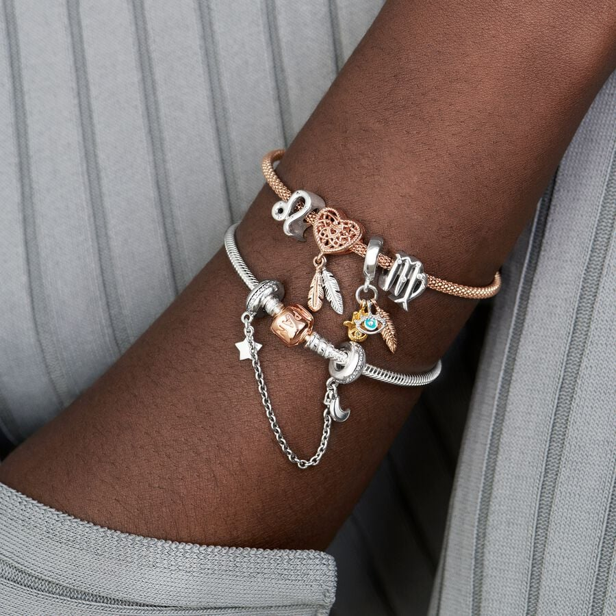Pandora Moments Silver Sparkling Scorpio Zodiac Charm