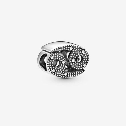 Pandora Moments Silver Sparkling Cancer Zodiac Charm