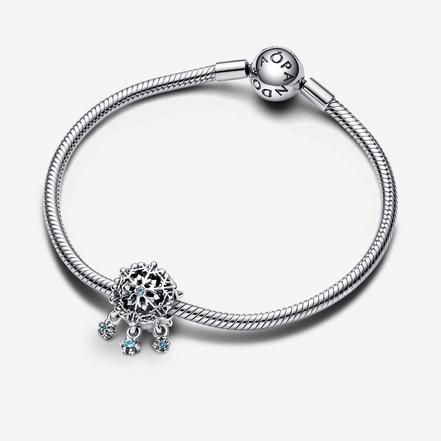 Pandora Moments Icy Snowflake Drop Charm