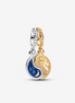 Pandora Moments Two-Tone Splittable Sun And Moon Dangle Charm
