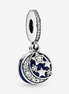 Pandora Moments Moon And Star Silver Dangle