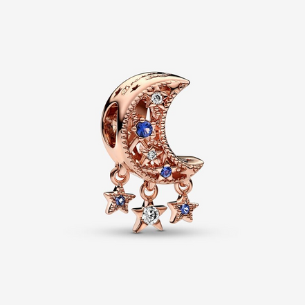 Pandora Moments Star & Crescent Moon Charm
