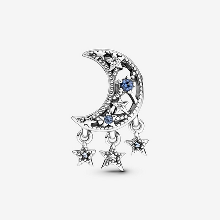Pandora Moments "Dream Big" Star & Crescent Moon Charm