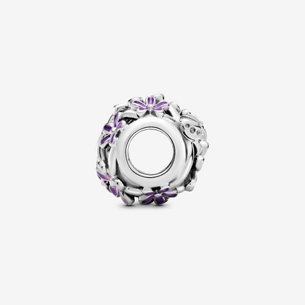 Pandora Moments Openwork Purple Daisy Charm