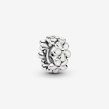 Pandora Moments Darling Daisy Silver Spacer Charm