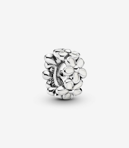Pandora Moments Darling Daisy Silver Spacer Charm