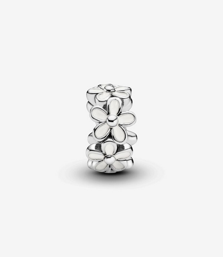 Pandora Moments Darling Daisy Silver Spacer Charm