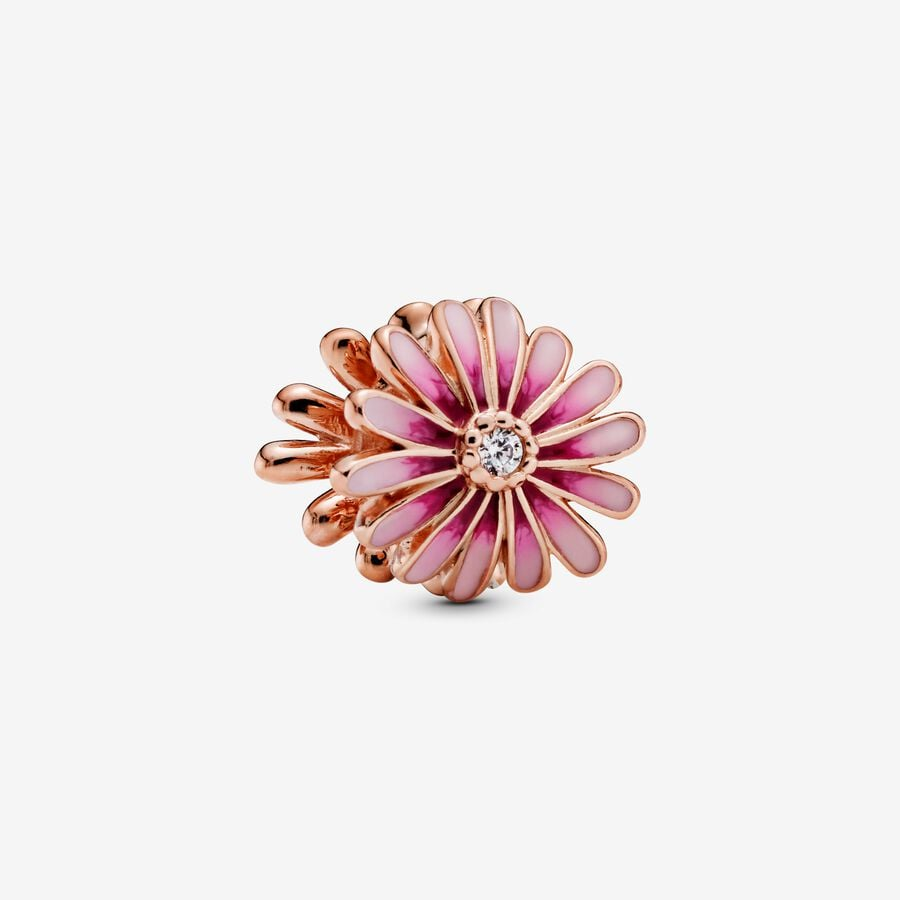 Pandora Moments Pink Daisy Charm