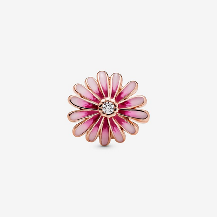 Pandora Moments Pink Daisy Charm