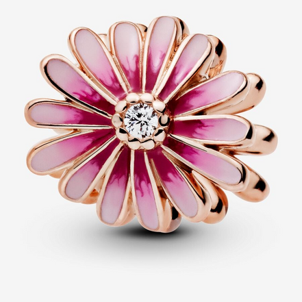 Pandora Moments Pink Daisy Charm
