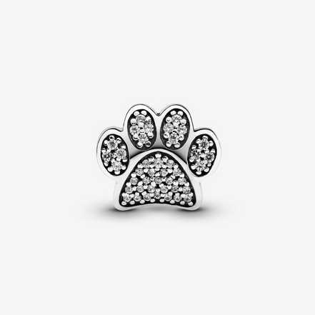 Pandora Moments Sparkling Silver Pet Paw Charm