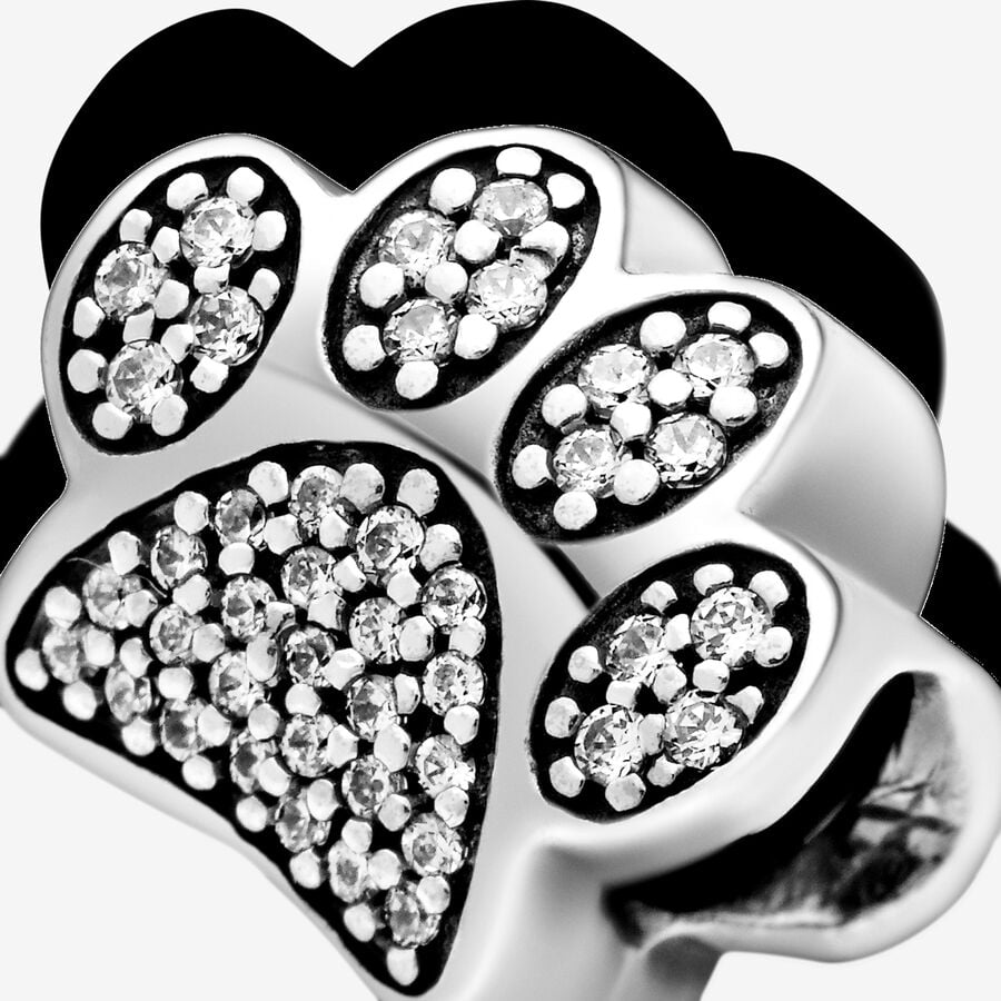 Pandora Moments Sparkling Silver Pet Paw Charm