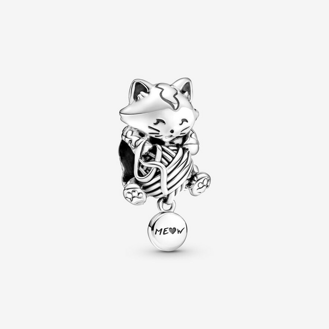 Pandora Moments Kitten And Yarn Ball Charm
