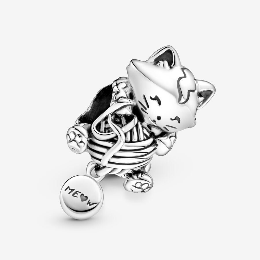 Pandora Moments Kitten And Yarn Ball Charm