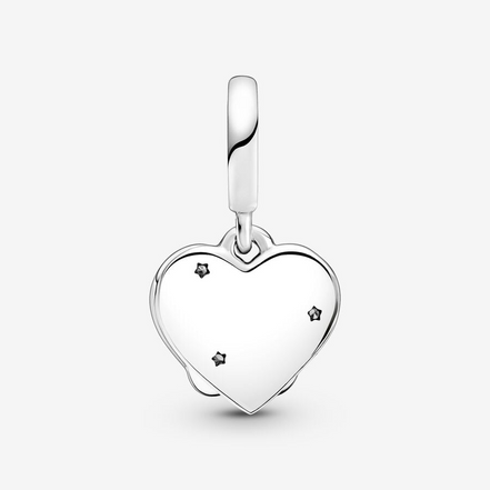 Pandora Moments "I'll Always Be There For You" Cats And Hearts Dangle Charm