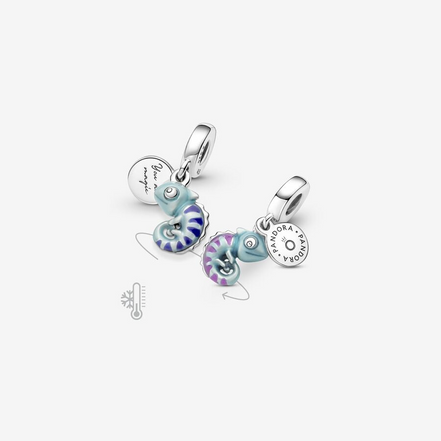 Pandora Moments "You Are Magic" Color-Changing Chameleon Dangle Charm