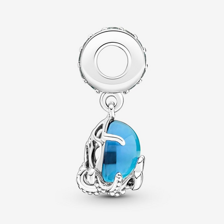 Pandora Moments Murano Glass Cute Octopus Dangle Charm