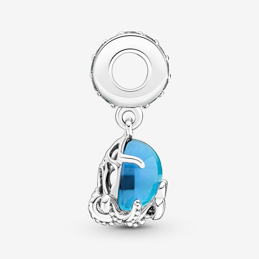 Pandora Moments Murano Glass Cute Octopus Dangle Charm