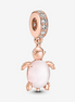 Pandora Moments Murano Glass Pink Sea Turtle Dangle Charm