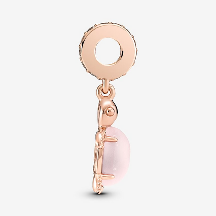 Pandora Moments Murano Glass Pink Sea Turtle Dangle Charm