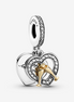 Pandora Moments Two-Tone Happy Anniversary Dangle Charm