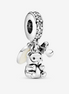 Pandora Moments Silver Teddy Bear Dangle Charm