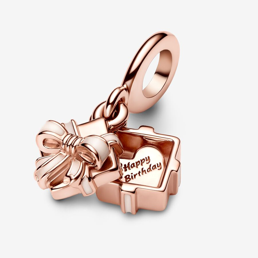 Pandora Moments Openable Birthday Gift Dangle Charm