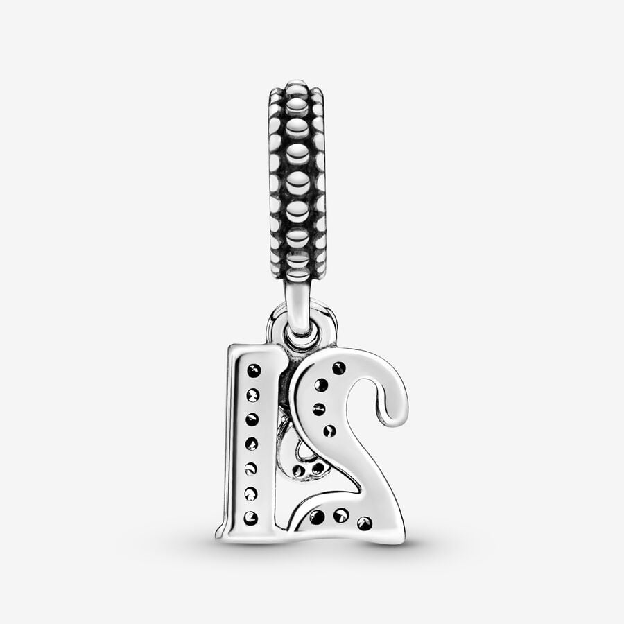 Pandora Moments 21st Celebration Birthday Dangle Charm
