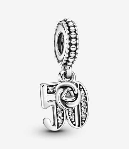 Pandora Moments 50th Celebration Dangle Charm