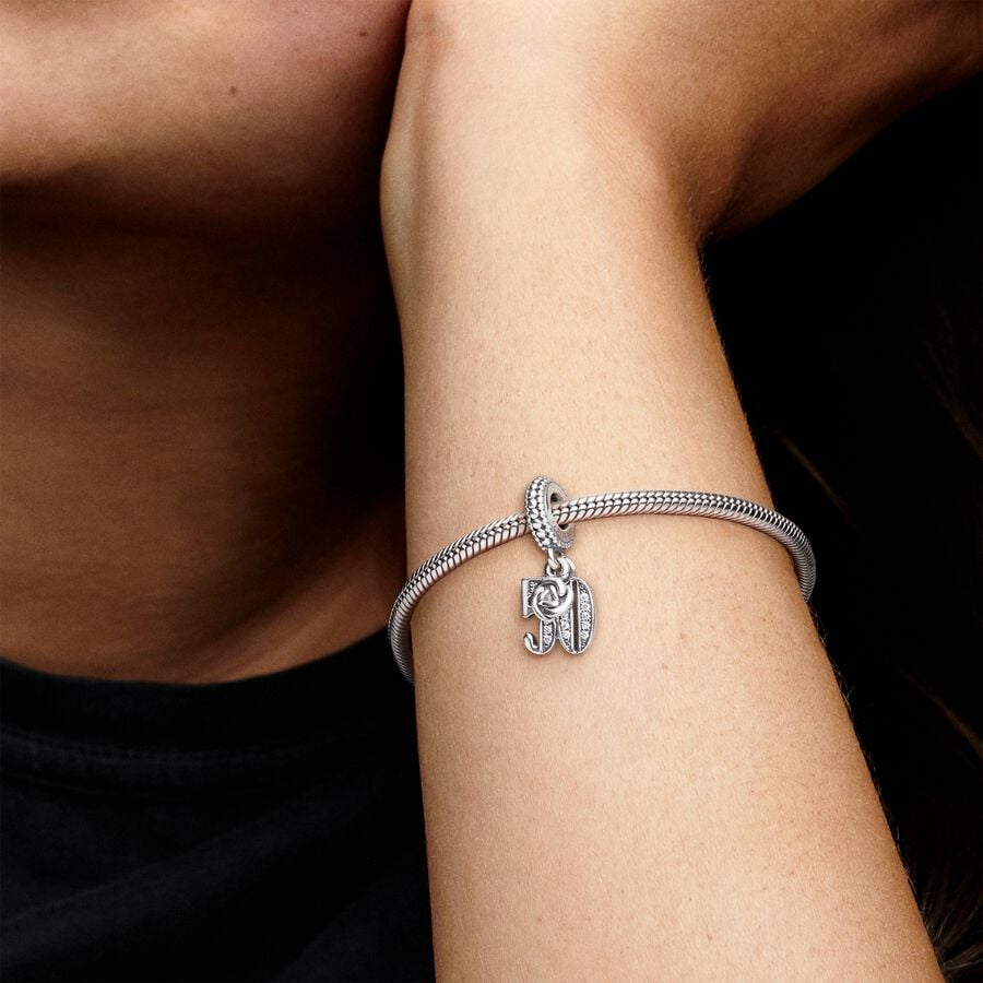 Pandora Moments 50th Celebration Dangle Charm