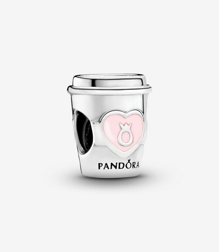 Pandora Moments Silver Take A Break Coffee Cup Charm