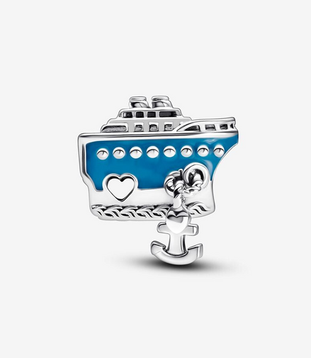 Pandora Moments Anchored Cruise Ship Charm