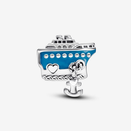 Pandora Moments Anchored Cruise Ship Charm