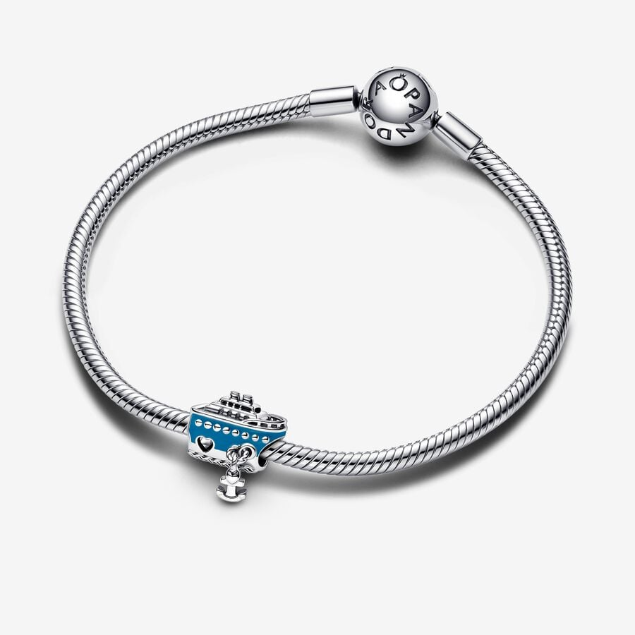 Pandora Moments Anchored Cruise Ship Charm