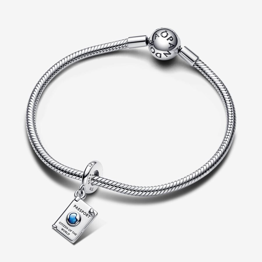 Pandora Moments Openable Passport Dangle Charm