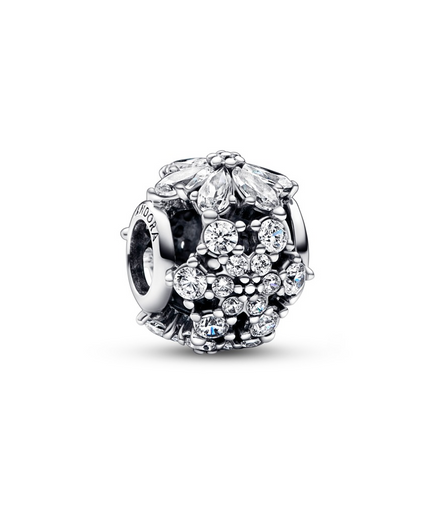 Pandora Timeless Sparkling Herbarium Cluster Round Charm