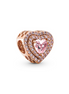 Pandora Timeless Sparkling Levelled Heart Charm